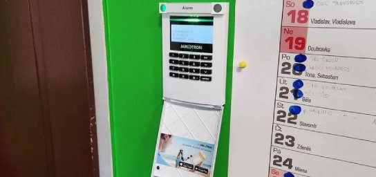 Obrázek reference: Instalace zabezpečovacího systému Jablotron JA-100+